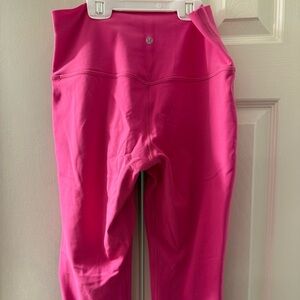 Lululemon Sonic Pink Align High-Rise Pant 25” Size 10